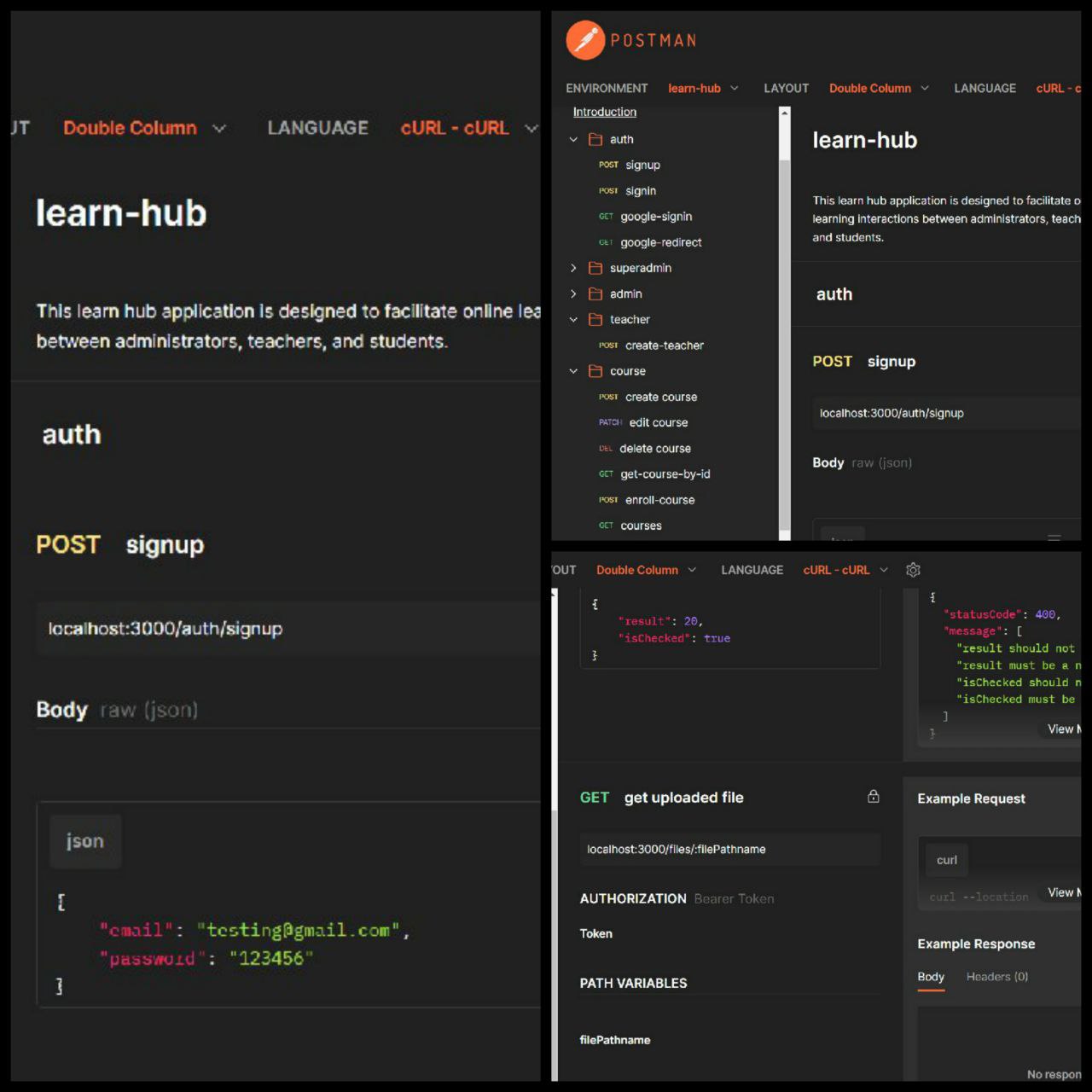 Learn Hub API preview